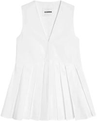 Jil Sander - Sleevesless Top - Lyst