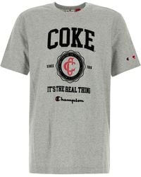Champion - Cotton T-Shirt - Lyst