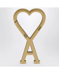 Ami Paris - Ami De Cœur Keyring With-Tone Metal Clasp - Lyst