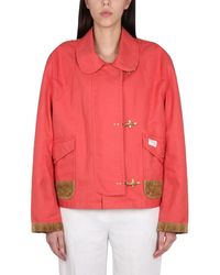 Fay - Caban Jacket 3 Hooks - Lyst