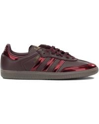 adidas Originals - Samba Og Bordeaux Leather Rubber Sneakers - Lyst