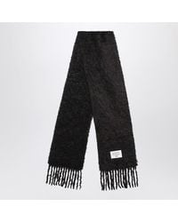 Acne Studios - Scarf With Logo - Lyst