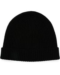 Rick Owens - Ribbed-Knit Beanie Hat - Lyst