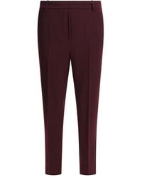 Semler - Bordeaux Polyester Trousers - Lyst