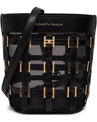 Elisabetta Franchi - Studs Satchel Bag - Lyst