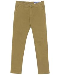 Jacob Cohen - Cotton Pants - Lyst