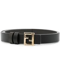 Fendi - Cintura Ff Reversibile 20 Mm - Lyst