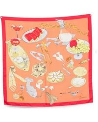 Jacquemus - The Cocktail Large Silk Scarf - Lyst