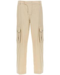 Balmain - Tailored Straight Leg Cotton Cargo Pants - Lyst