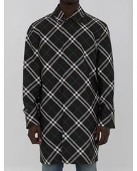 Burberry - Check Medium Trench Coat - Lyst