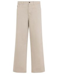 Prada - Sand Loose-Fit Denim Jeans - Lyst