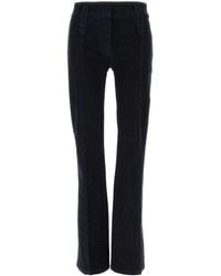 Tory Burch - Dark Wash Denim Jeans - Lyst