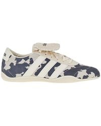 adidas Originals - Spotted Suede Leather Grand Court Lo Sneakers - Lyst