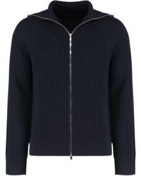 Slowear - Sweater With Zip And High Collar - Lyst