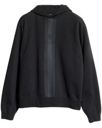 Gucci - Cotton Hooded Sweatshirt With Muted Web - Lyst