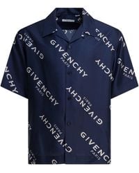 Givenchy - Silk Bowling Shirt - Lyst