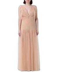 Elisabetta Franchi - Carpet Tulle Dress - Lyst