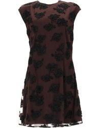 ROTATE BIRGER CHRISTENSEN - Abito Mini Con Dettagli Floreali - Lyst