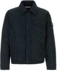Stone Island - Midnight Polyester Blend Down Jacket - Lyst