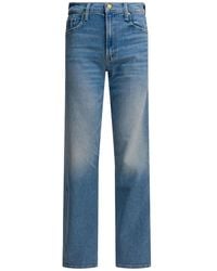 Mother - The Spinner Zip Sneak Denim Jeans - Lyst
