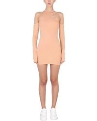 Off-White c/o Virgil Abloh - Asymmetric Mini Dress - Lyst