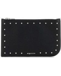 McQueen - Leather Pouch - Lyst