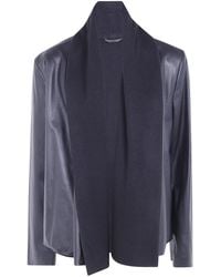 TOTEME - Scarf Leather Jacket - Lyst