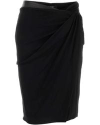 Versace - Skirt Responsible Stretch Crepe Jersey - Lyst