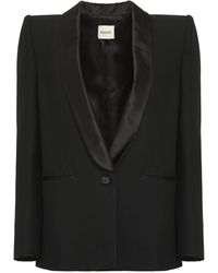 KHAITE - Helio Single-Breasted One Button Jacket - Lyst