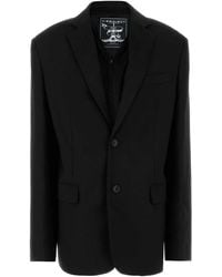 Y. Project - Y Project Draped Lapel Blazer - Lyst