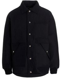 Khrisjoy - 'Chore Quilted Stripes' Down Jacket - Lyst