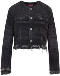 DIESEL - Cotton De-Graffy Jacket - Lyst