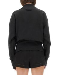 Jean Paul Gaultier - Cropped Sweatshirt Organic Cotton Sweatshirts - Lyst