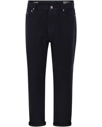 Brunello Cucinelli - Five-Pocket Cotton Jeans With A Contemporary Silhouette - Lyst