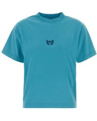 Balenciaga - Cotton T-Shirt With Embroidered Logo - Lyst