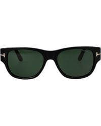 Tom Ford - Nero Lucido Verde Acetate Sunglasses - Lyst