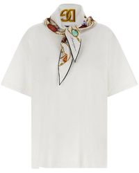 Dolce & Gabbana - Dolce & Gabbana T-Shirt With Scarf - Lyst