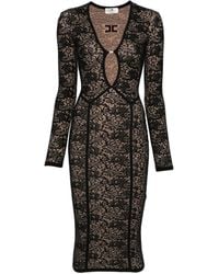 Elisabetta Franchi - Polyamide Viscose Polyester Dress - Lyst