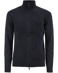 Rrd - Ribbed Zip-Up Cardigan - Lyst