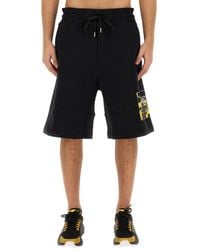 Versace Jeans Couture - Bermuda With Logo - Lyst