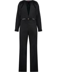 Gucci - Elegant Long Wool Jumpsuit For - Lyst