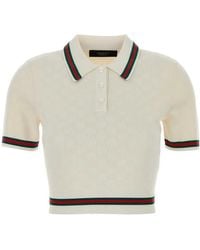 Gucci - S/S Polo/Nk Top - Lyst
