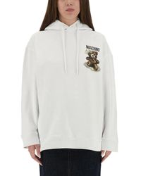 Moschino - Sweatshirt With "Teddy" Print - Lyst