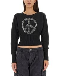 Moschino - Peace Symbol Jersey - Lyst