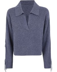 Jonathan Simkhai - "Natalia" Collared Sweater - Lyst