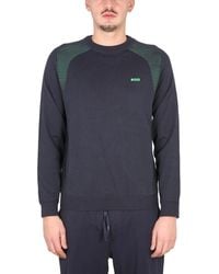 BOSS - Crowling Front Logo Jersey - Lyst