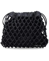Frankie Shop - Morgan Macrame Leather Pouch - Lyst