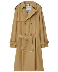 Burberry - Long Trench Coat - Lyst
