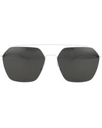 Mykita - E13 Dark Solid Metal Sunglasses - Lyst