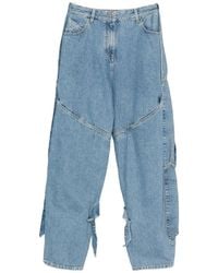 The Attico - Knotted Jeans - Lyst